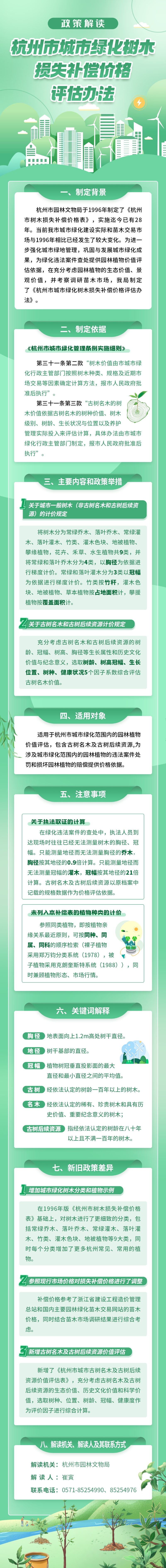杭州市城市綠化樹木損失補償價格評估辦法 政策解讀.jpg